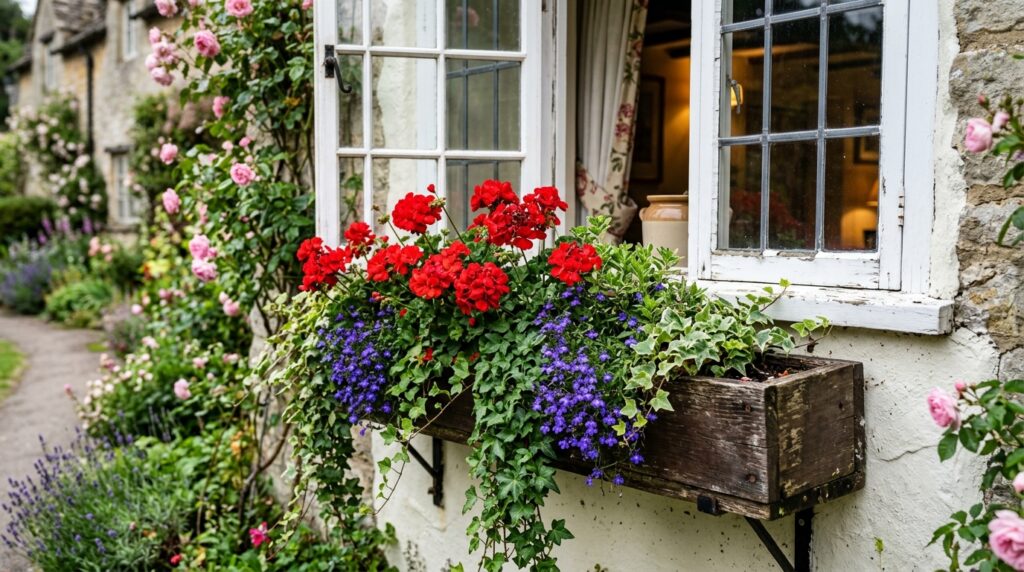 window box planter ideas for small front lawn gardens